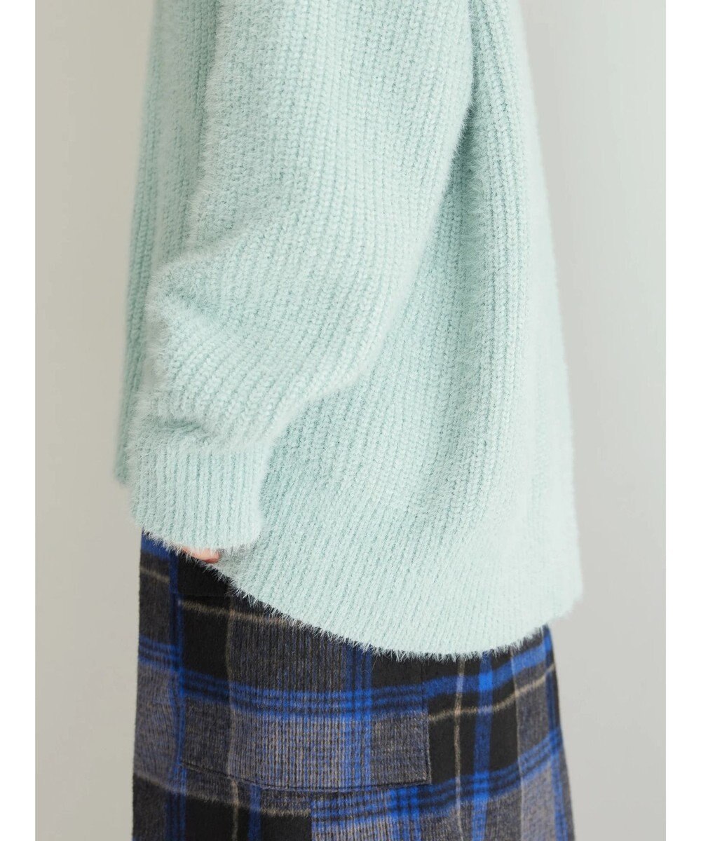 AMERICAN HOLIC モールヤーン片畦Ｖネックニットプルオーバー 