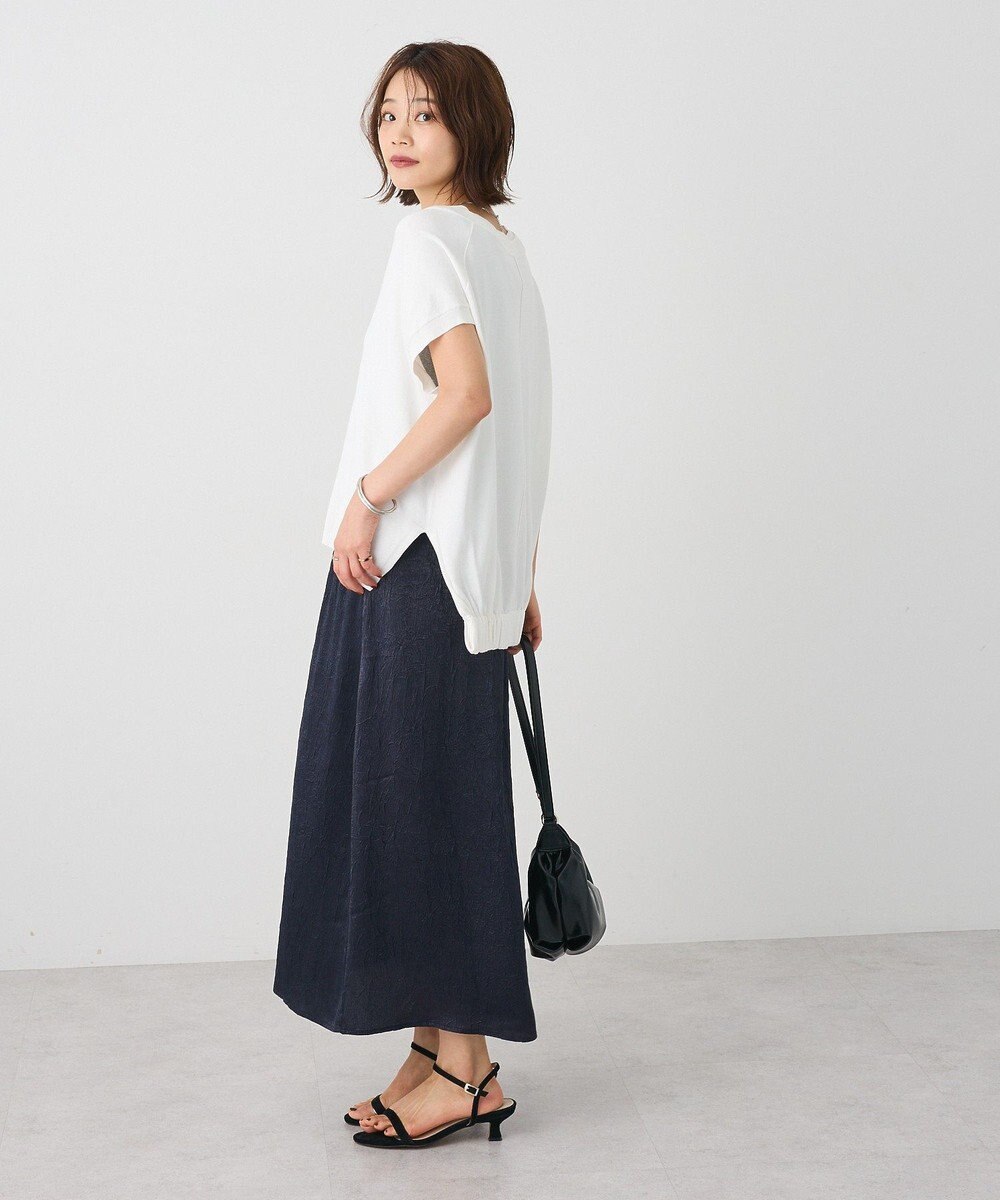 CRAFT STANDARD BOUTIQUE 光沢ワッシャースカート 