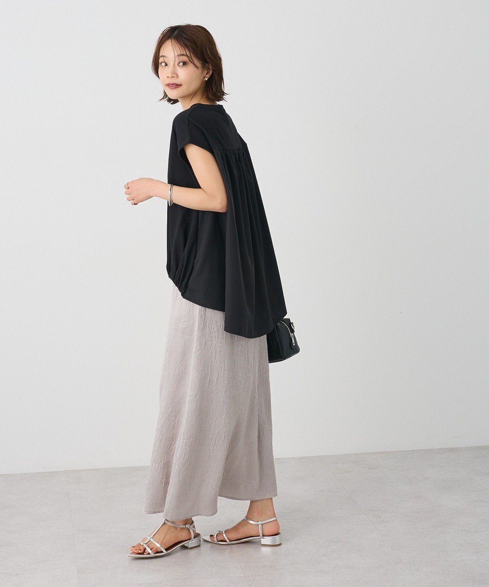 CRAFT STANDARD BOUTIQUE 光沢ワッシャースカート 