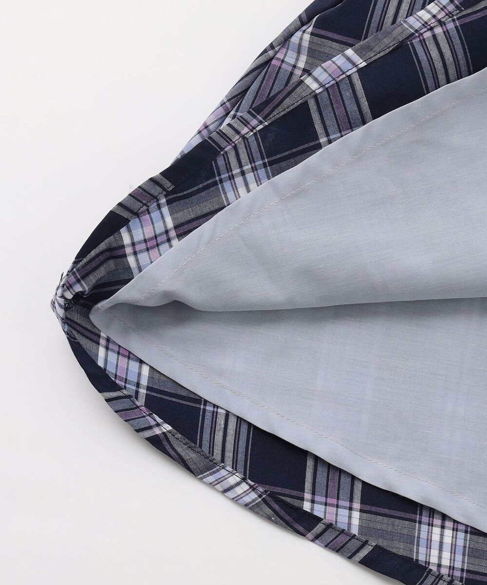 組曲 KIDS 【150-160㎝】プランタンチェック ワンピース 