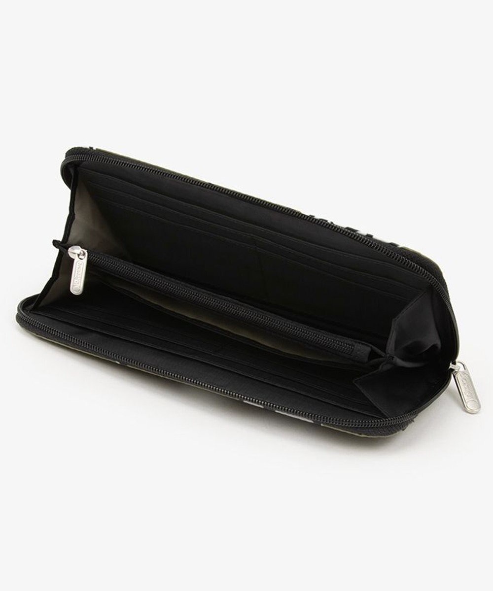 LeSportsac TECH WALLET WRISTLET/オリーブフローラルシルエット 