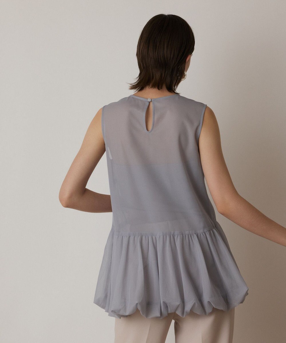 GRACE CONTINENTAL バルーンチュールトップ 