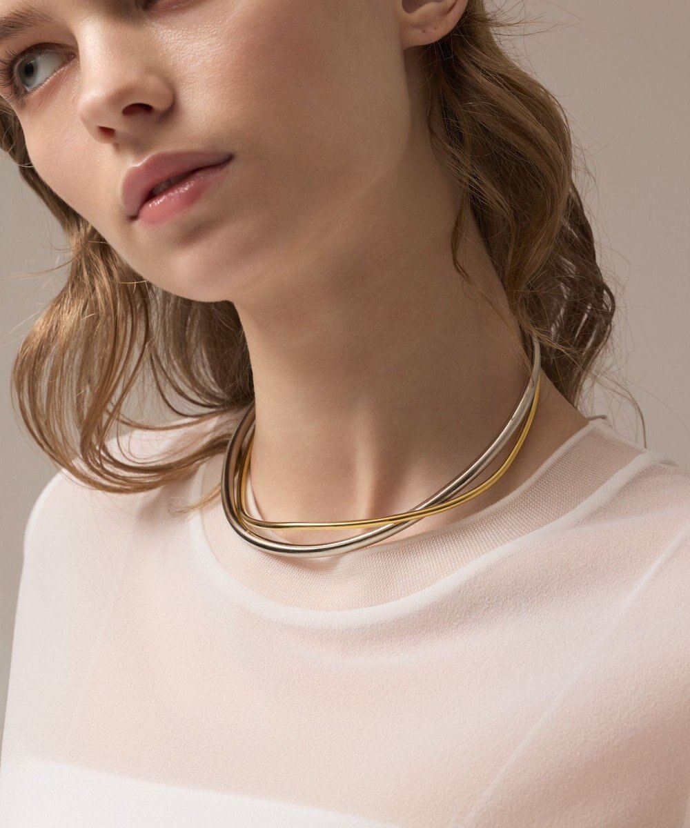 GRACE CONTINENTAL ダブルメタルチョーカー 