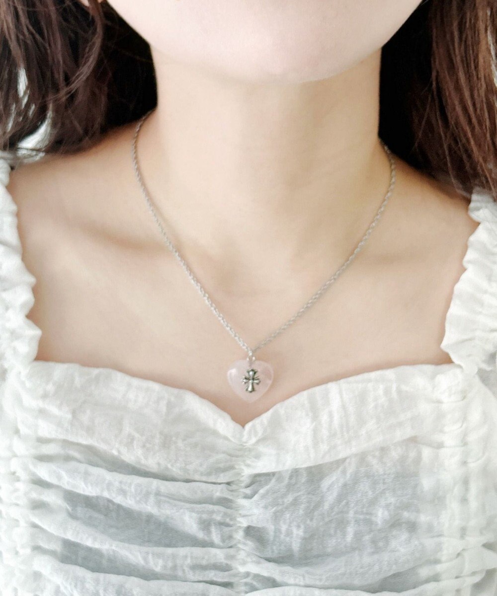 WEGO Lクロスハートネックレス 