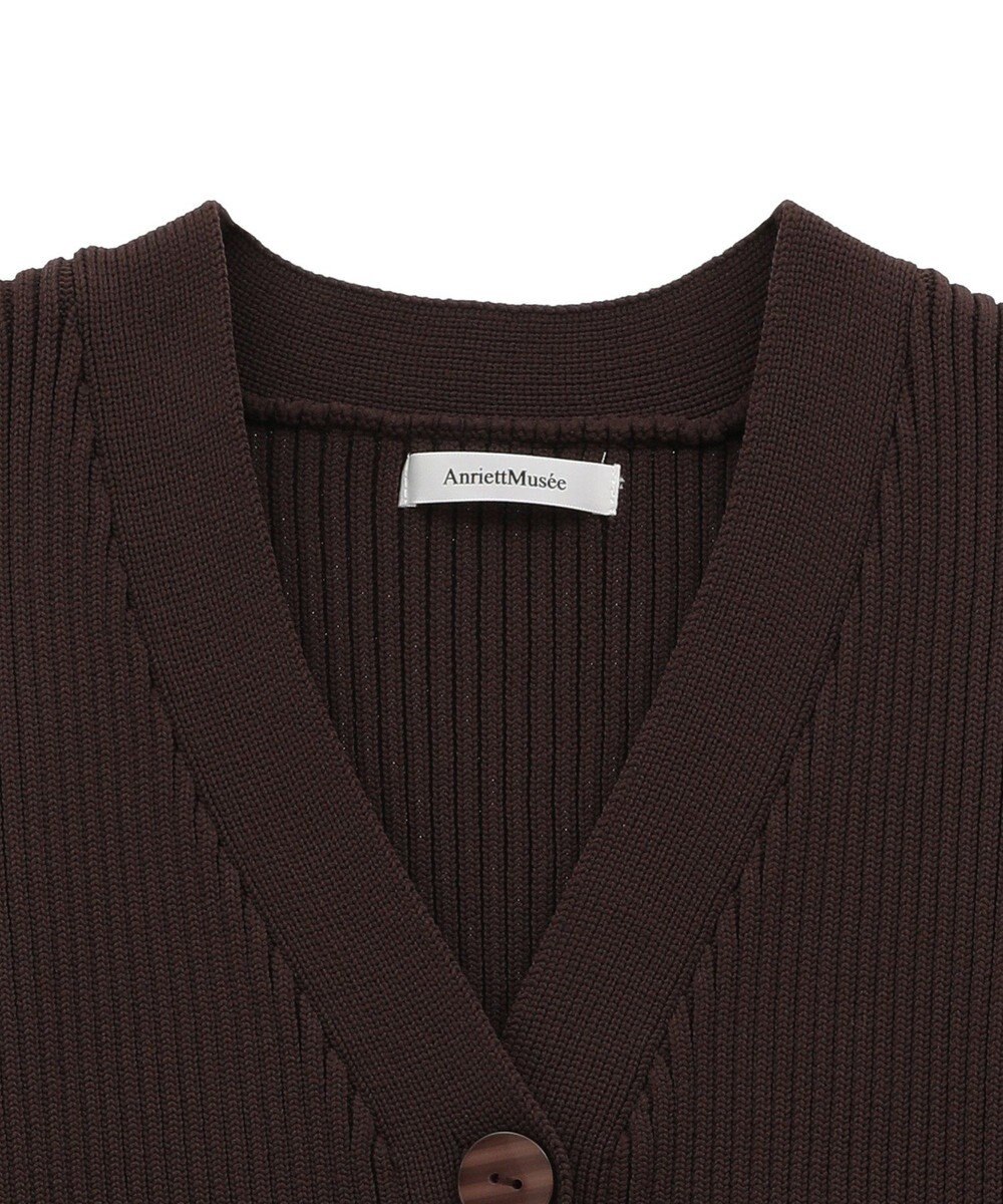 Green Parks リブニットカーディガン 