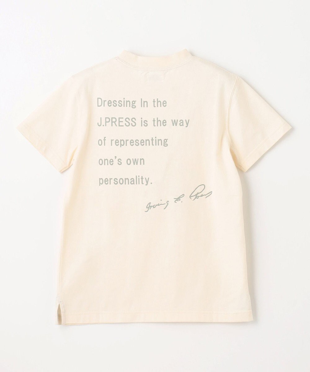 J.PRESS KIDS 【140-170cm】J.エンブロイダリーバックプリント Ｔシャツ 