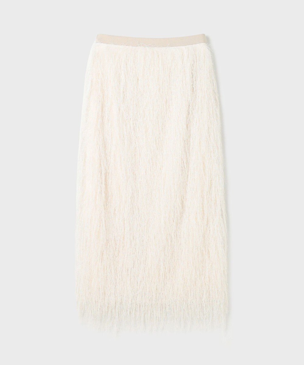 GRACE CONTINENTAL フリンジタイトスカート 