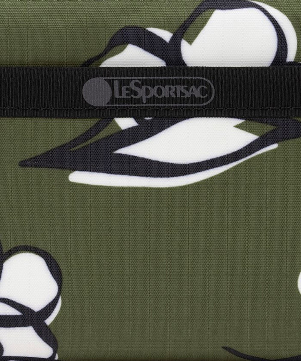 LeSportsac TECH WALLET WRISTLET/オリーブフローラルシルエット 