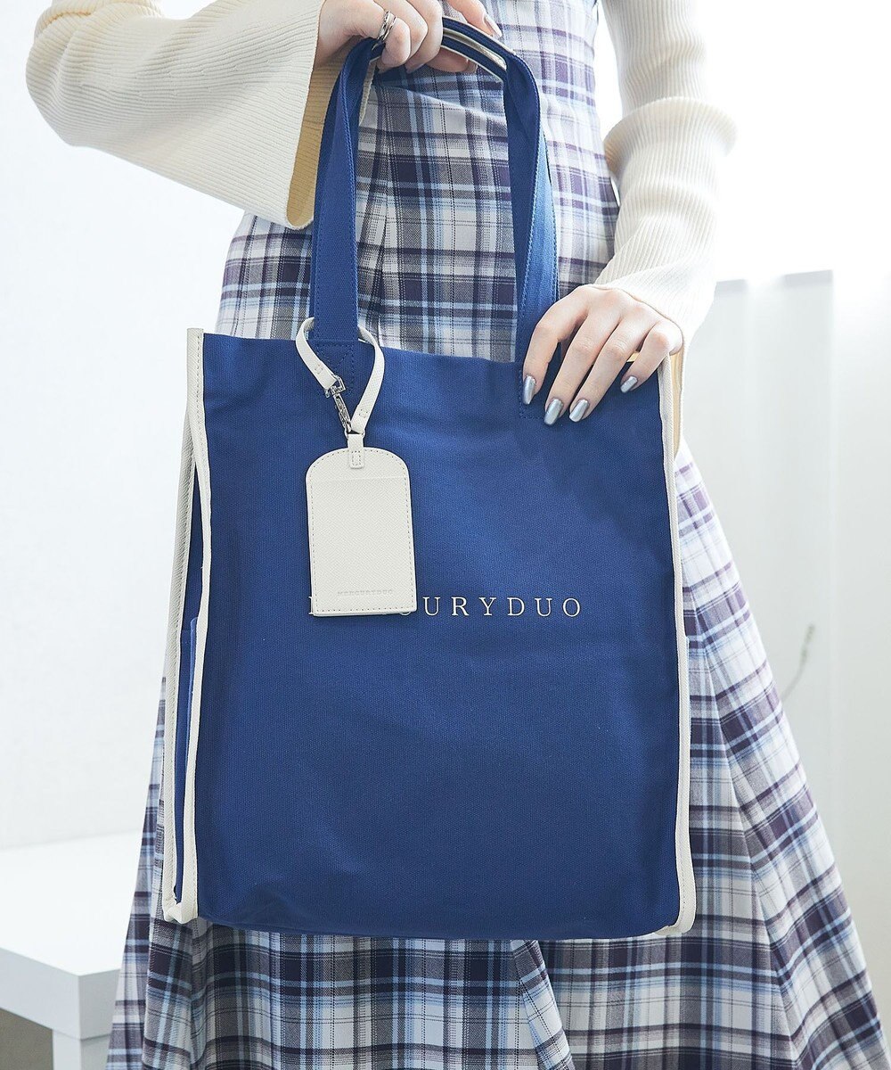 style code 【MERCURYDUO/マーキュリーデュオ】カードケース付　キャンバストートバッグ 推し活バッグ 