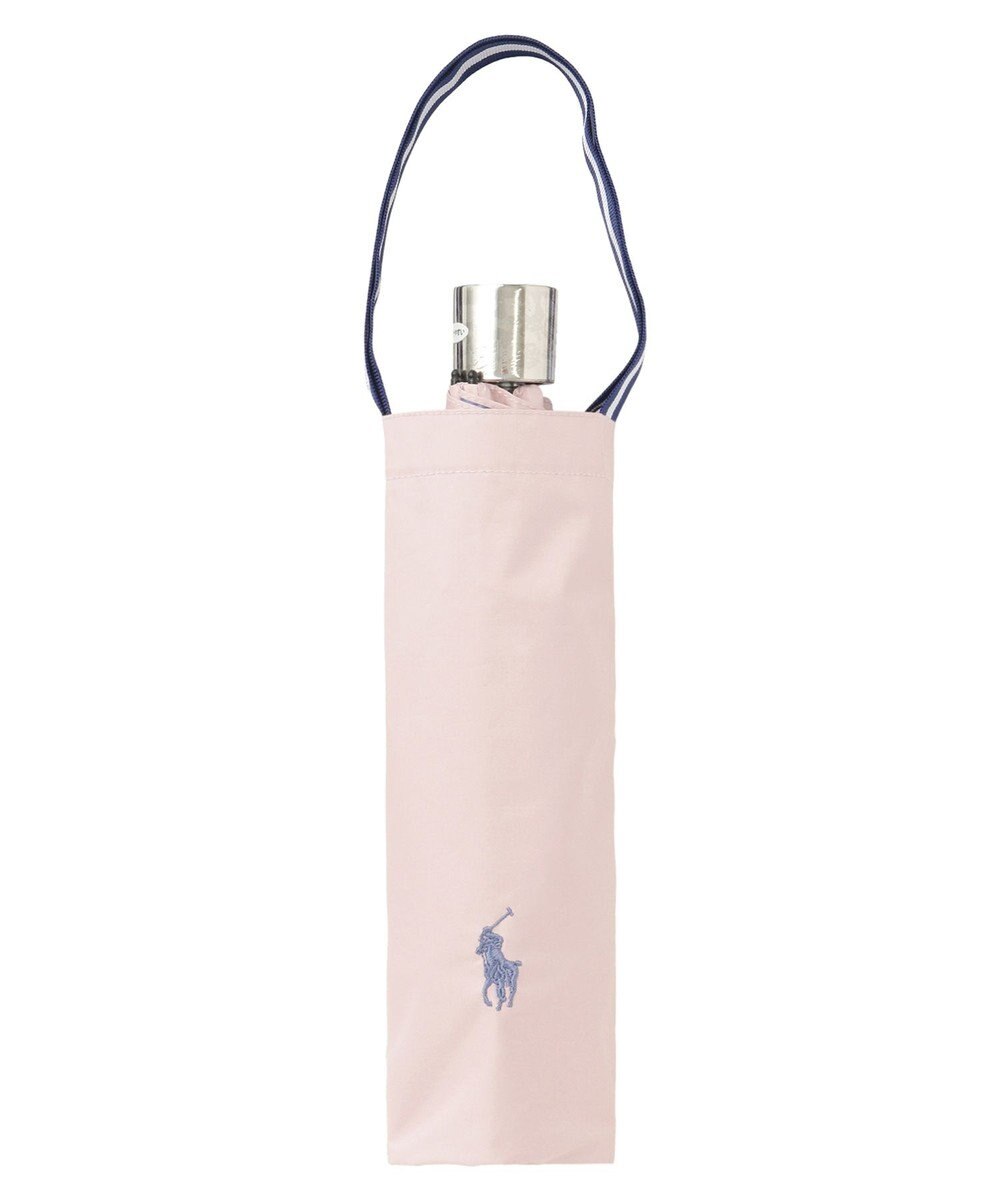 MOONBAT 【軽量】POLO RALPH LAUREN 晴雨兼用日傘 折りたたみ傘 PP刺繍／遮光 遮熱 UV 