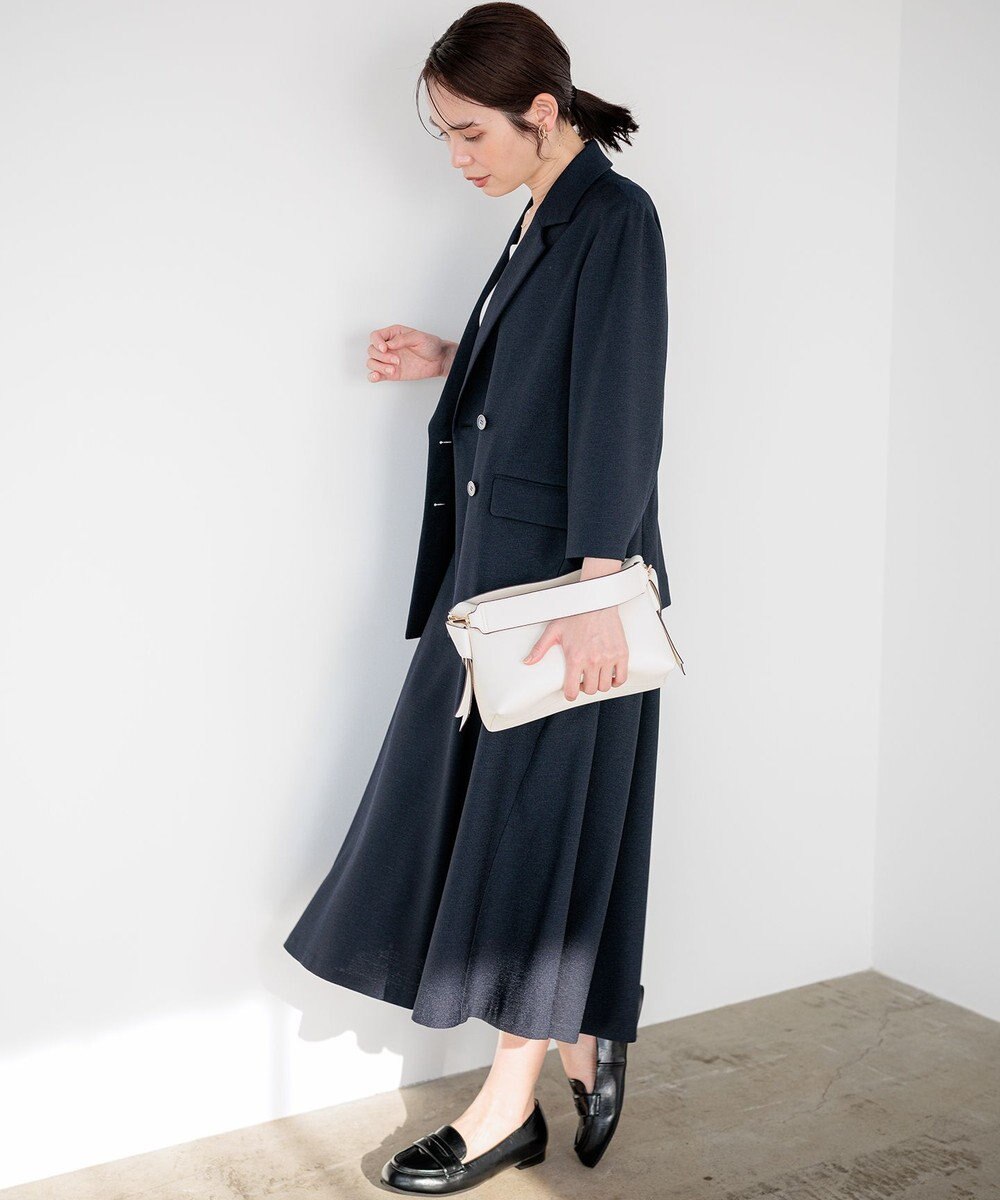 組曲 S ライトリネンライクフレア スカート 