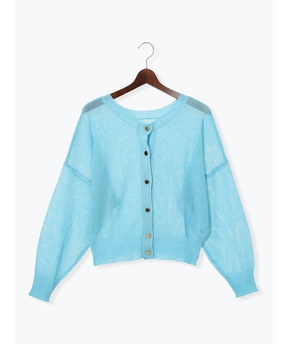 Te chichi 【WEB限定カラーあり】ペーパータッチヤーン2wayメッシュニット 