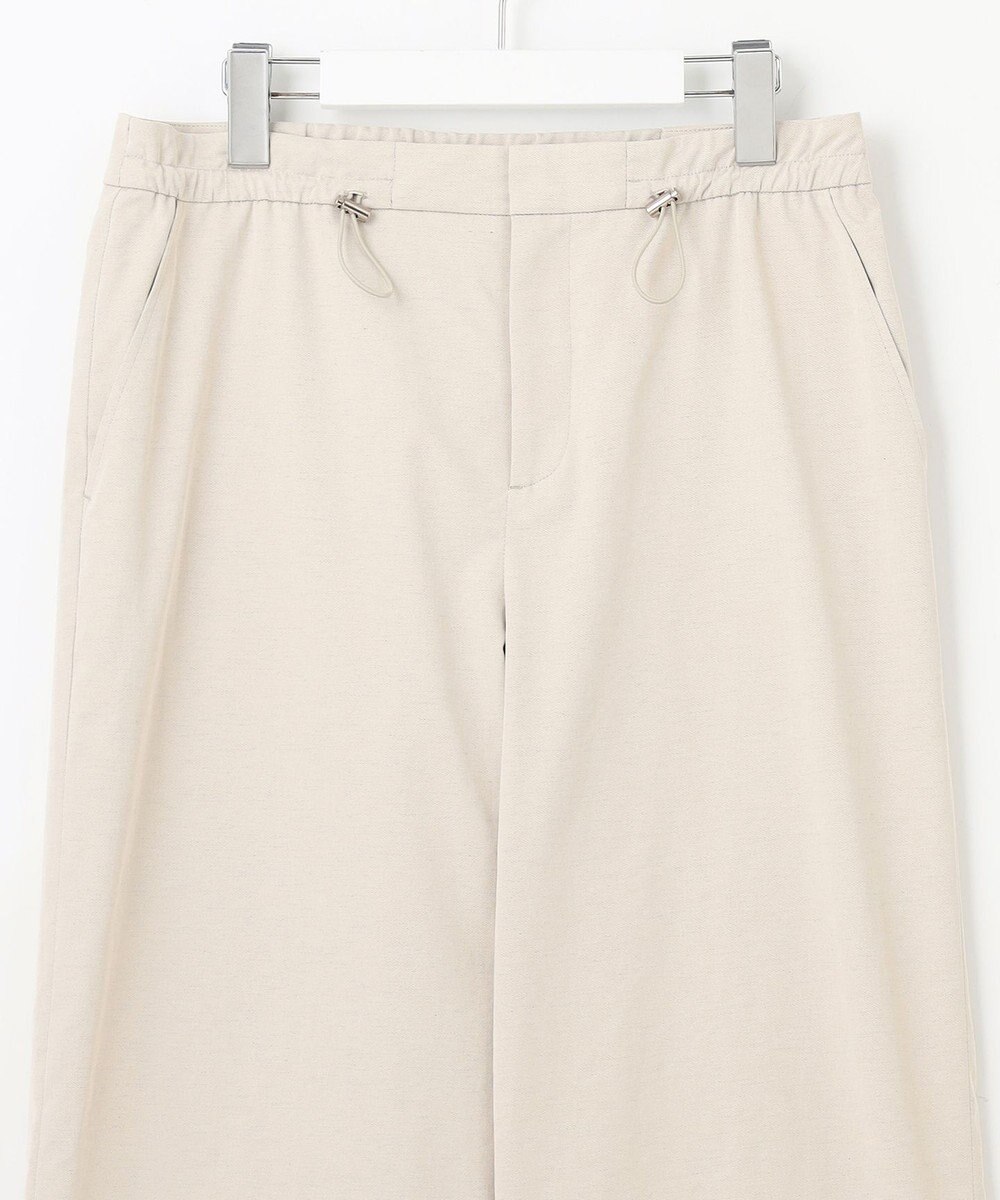 J.PRESS LADIES L 【洗える・吸水速乾・接触冷感】リネンツイル パンツ 