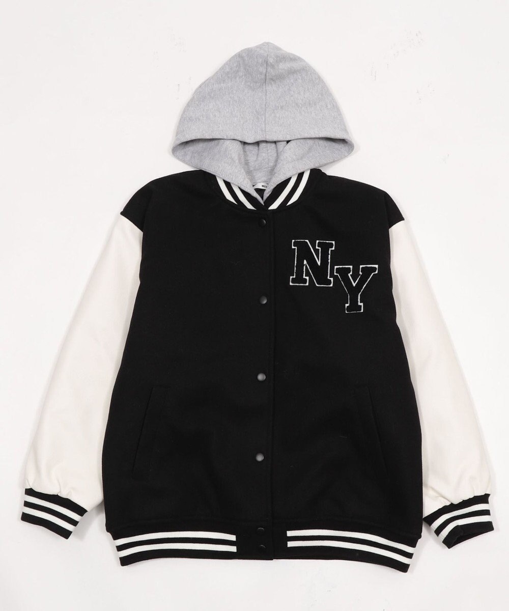 WEGO 2WAYフード付きビッグスタジャン 