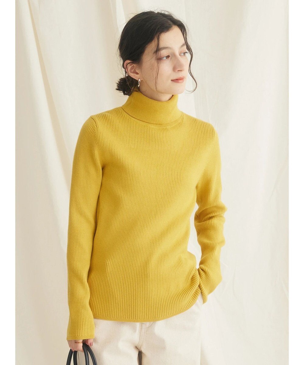 CRAFT STANDARD BOUTIQUE リブタートルネックニットプルオーバー 