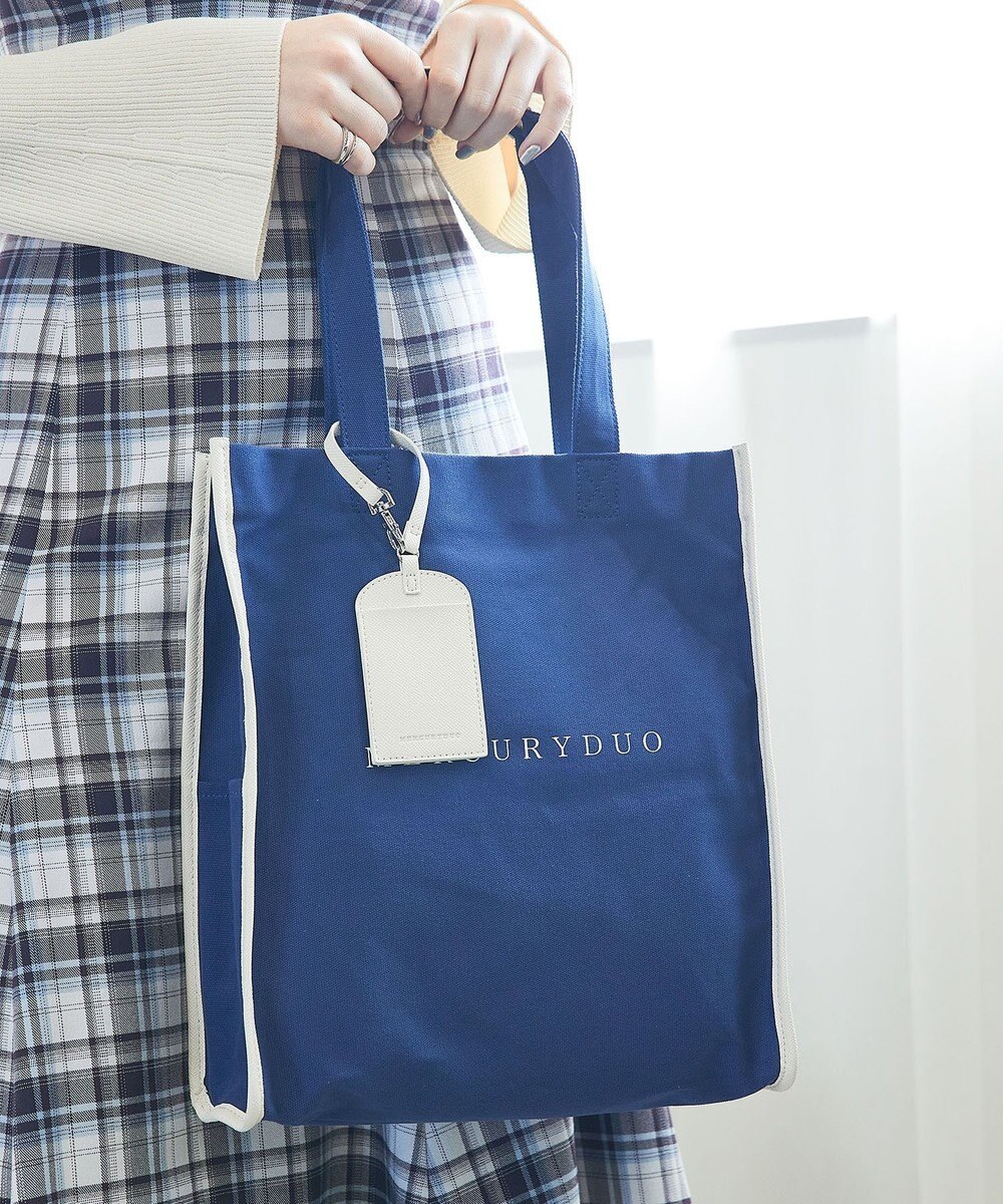 style code 【MERCURYDUO/マーキュリーデュオ】カードケース付　キャンバストートバッグ 推し活バッグ 