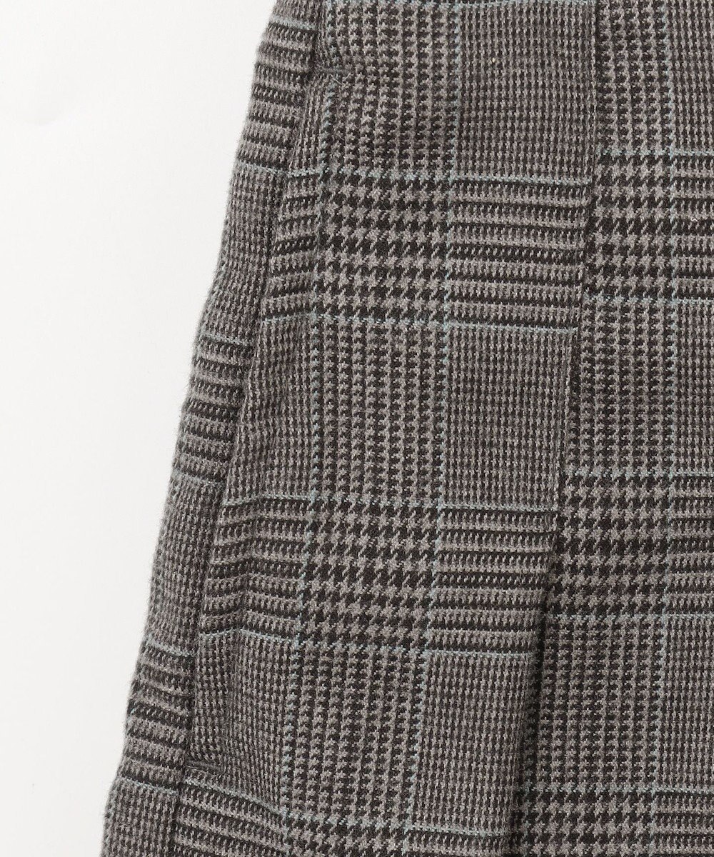 ANY KIDS チェック柄 プリーツ キュロット 