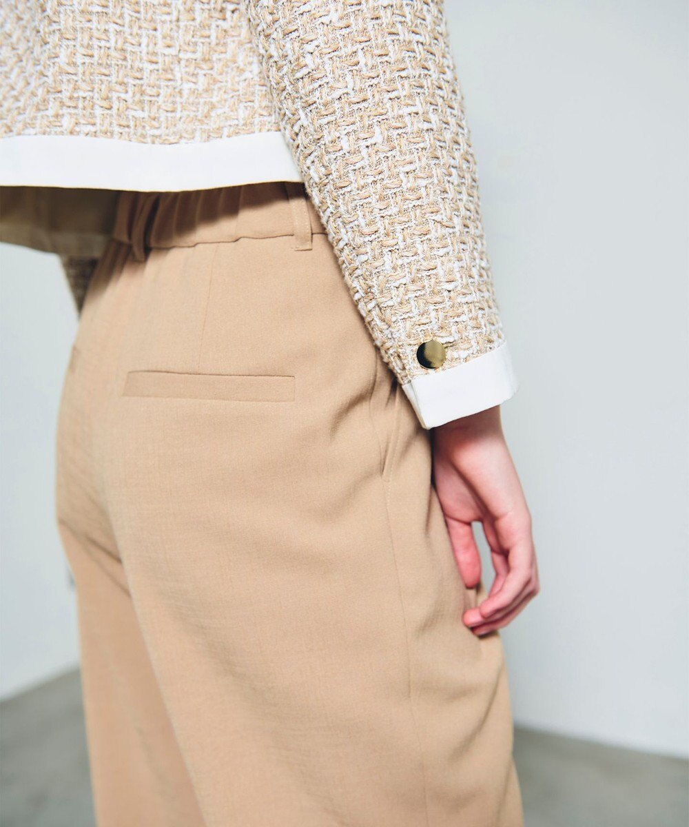 GRACE CONTINENTAL ツイードトリミングジャケット 