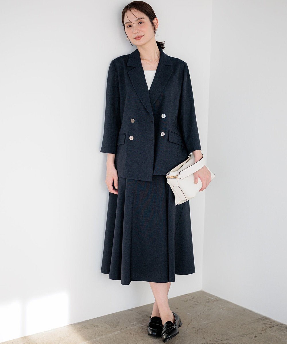 組曲 S ライトリネンライクフレア スカート 