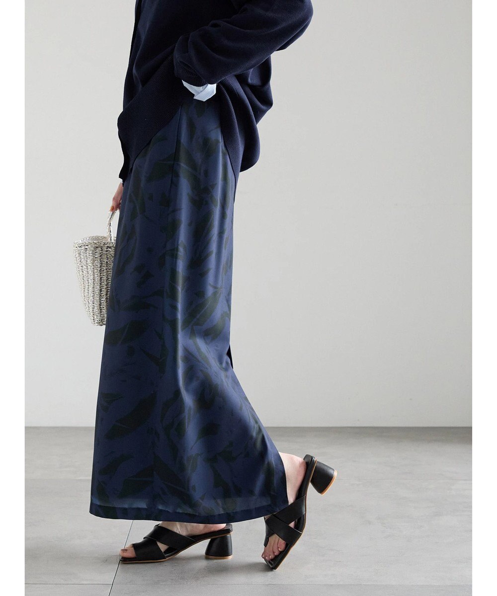 Te chichi 【2026年3月InRed掲載波瑠さん着用】ペイントパターンナロースカート 