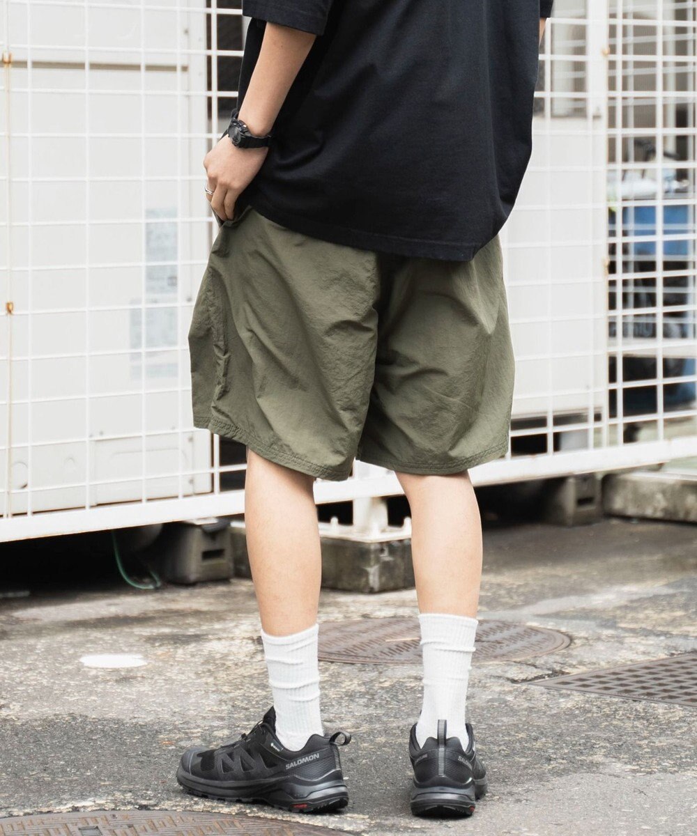 WEGO 【速乾/ウエストゴム/SMLサイズ】ナイロンイージーショーツ 