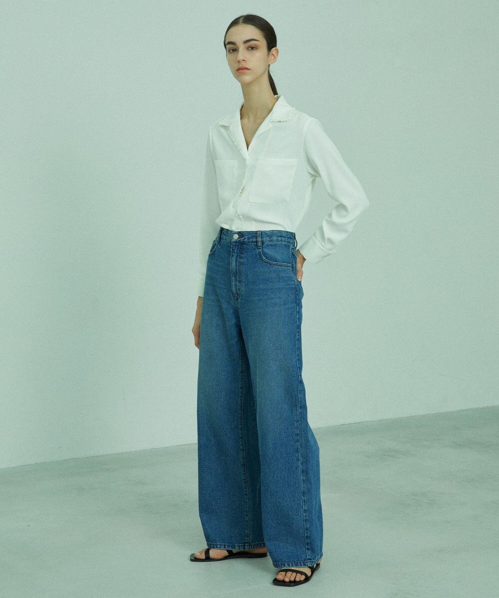 BEIGE， DANDELION / ギャザーフリルブラウス 