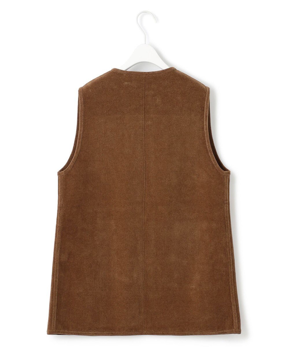 ICB L 【洗える】スウェードライクニットジレ 