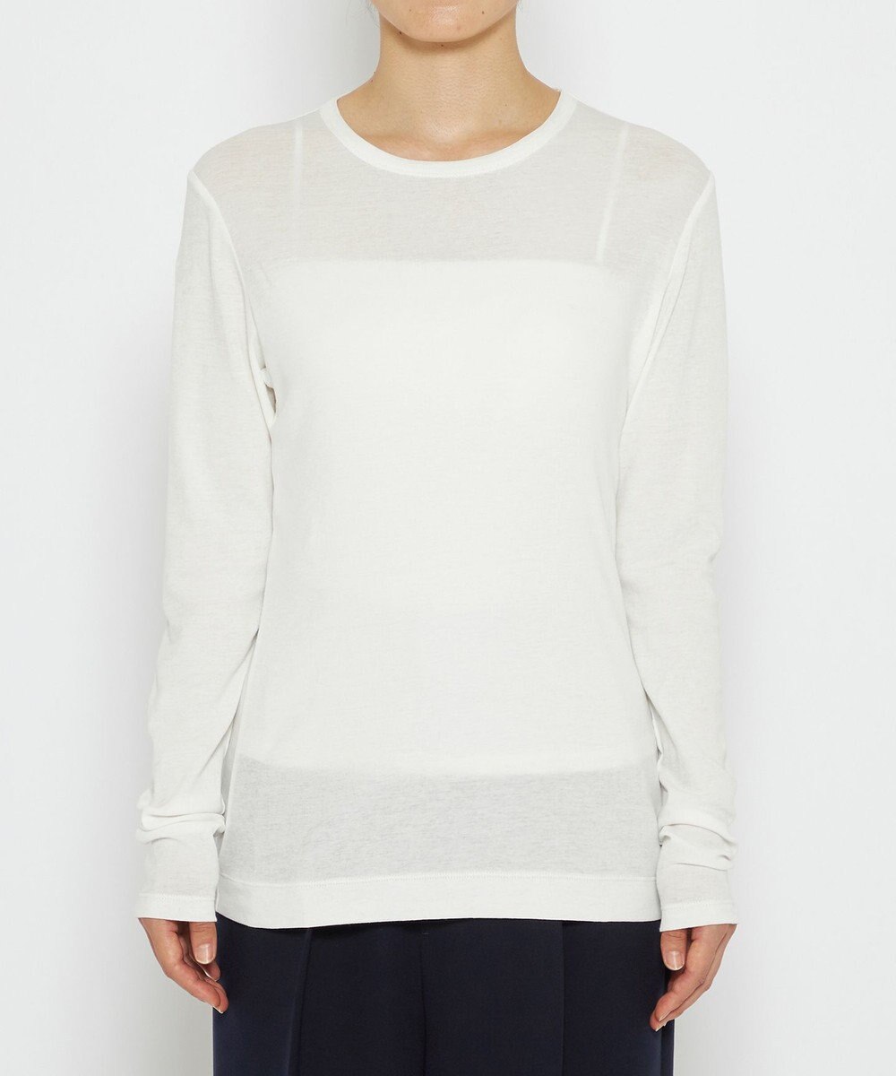 uncrave シアー クルーネック カットソー 