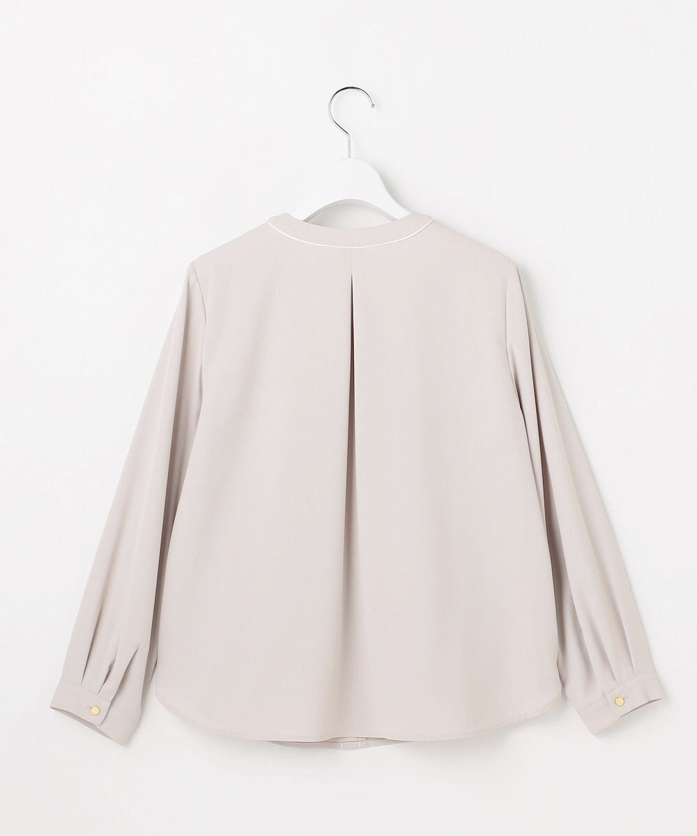ANY SIS フロントタックバイカラー ブラウス 