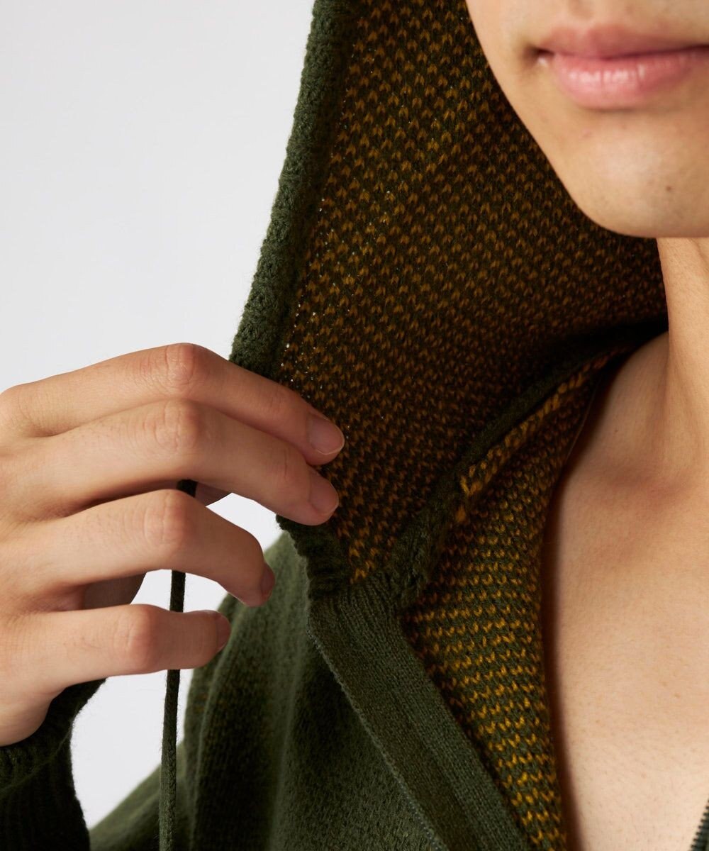 OP／FILA 【ocean pacific】ニットジップパーカー 