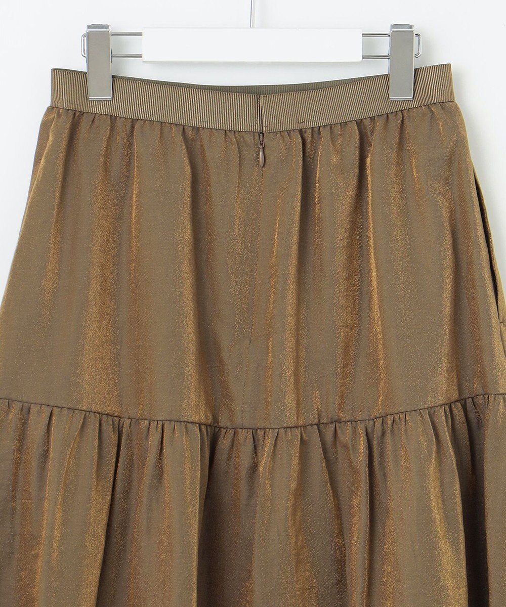 自由区 【洗える】ブライトシアーシャンブレー スカート 