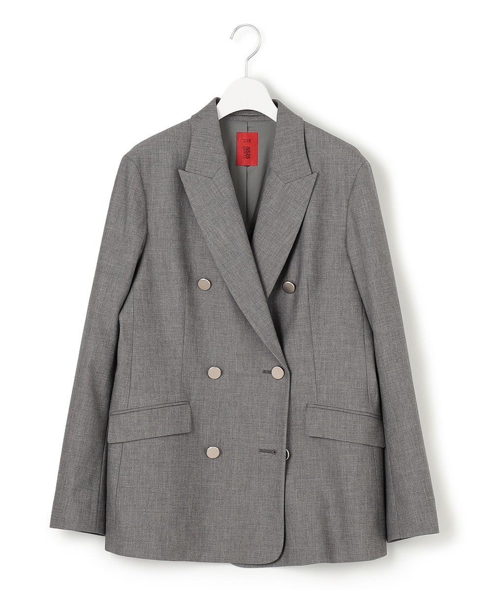 23区 【23区 | 5525gallery】ウールストレッチ ダブル前 ジャケット 