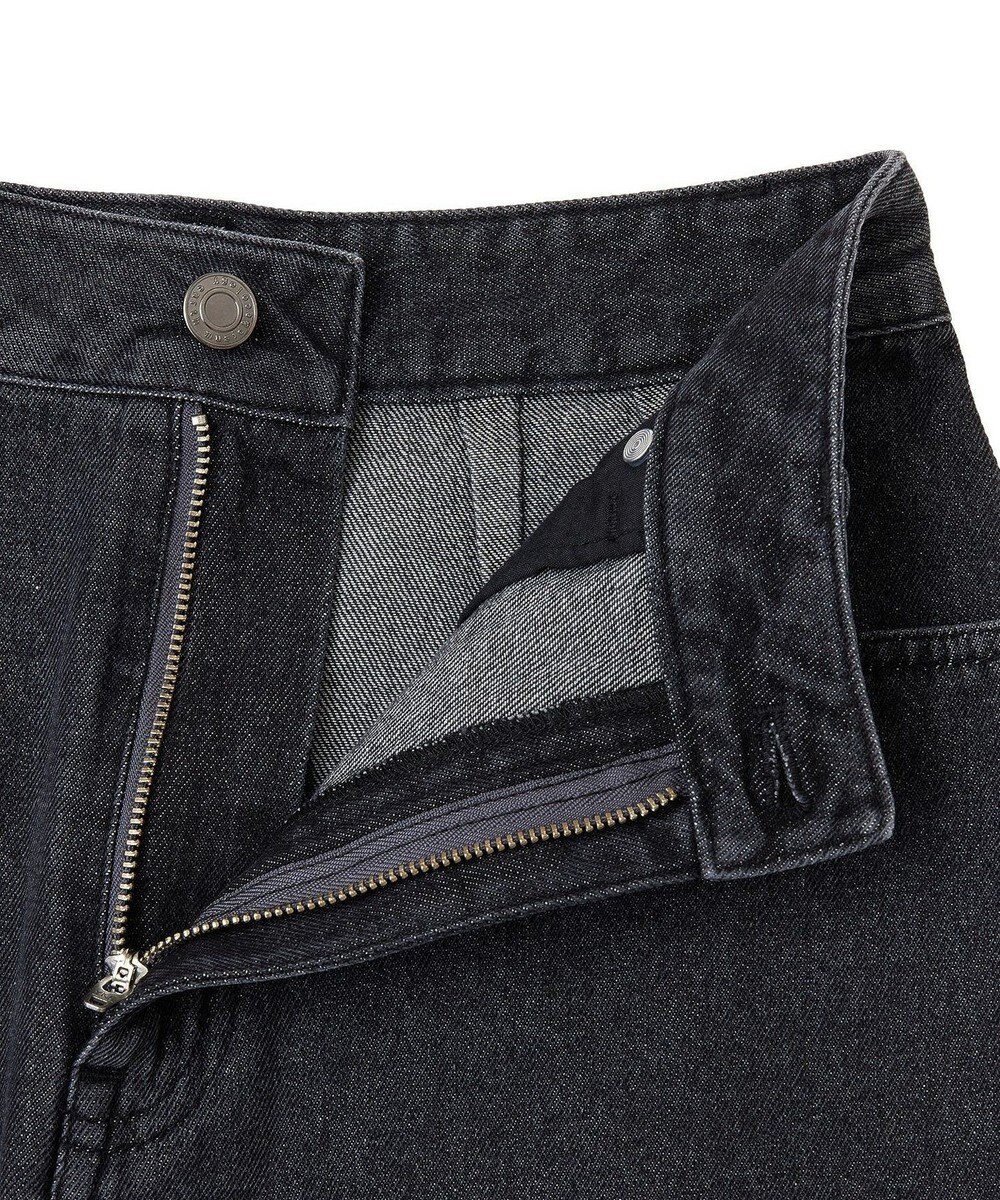 earth music&ecology フリンジロゴデニムショートパンツ 