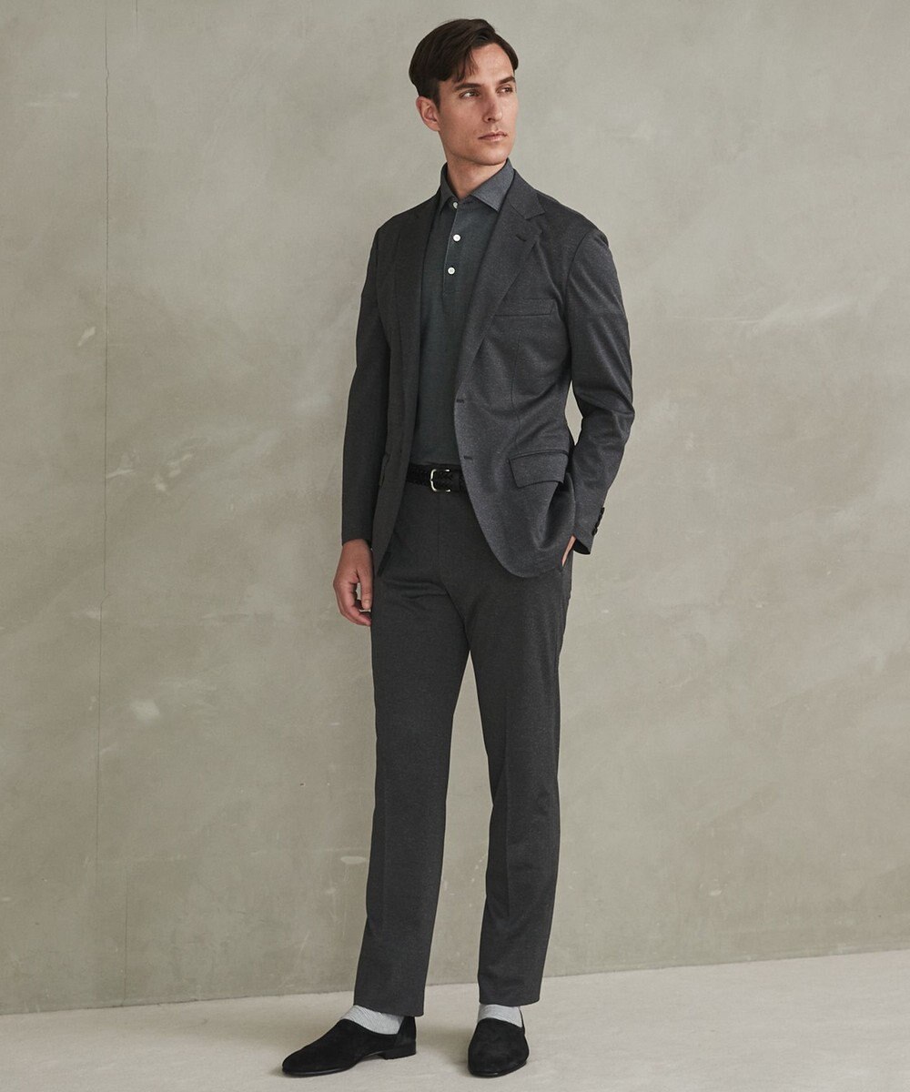 GOTAIRIKU セットアップ対応【洗える/ストレッチ/シワになりにくい】ドライジャージー セットアップジャケット 