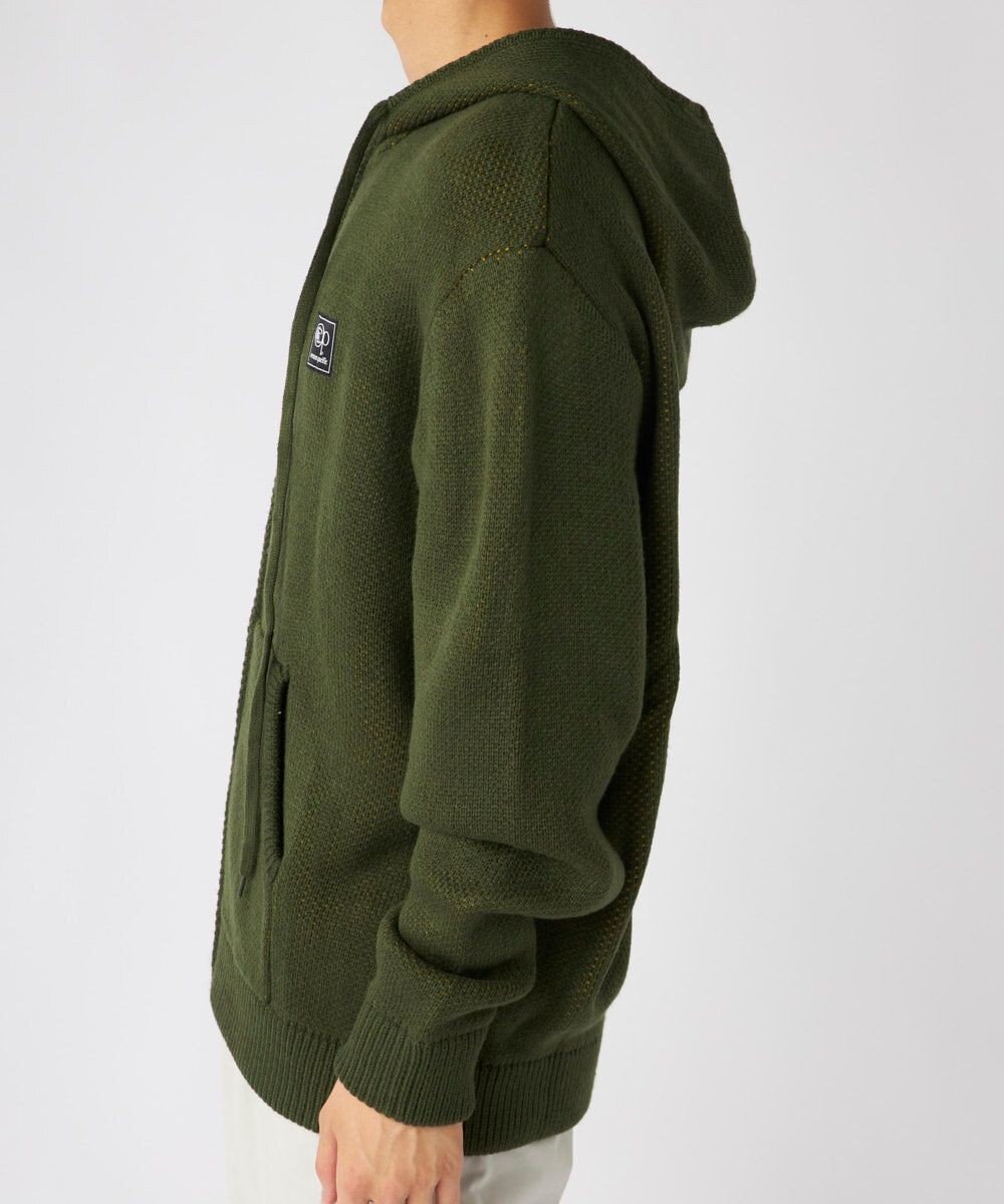 OP／FILA 【ocean pacific】ニットジップパーカー 