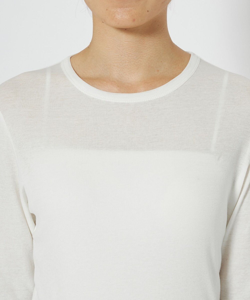 uncrave シアー クルーネック カットソー 