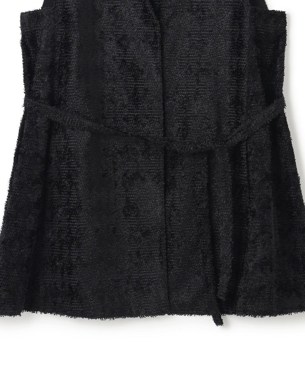 ICB ダイヤカットジャカードブラウス 