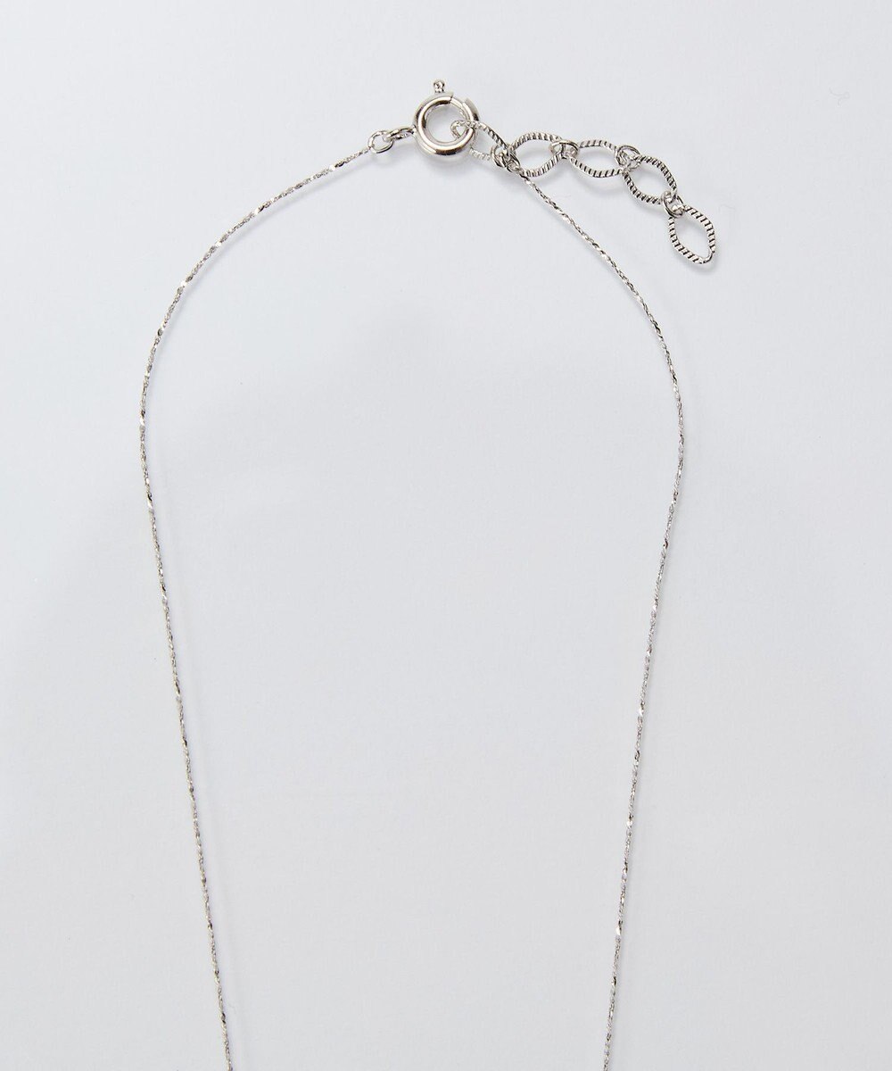 Phoebe 【金属アレルギー対応】フォーペタルズビジューネックレス/ニッケルフリー シルバー 