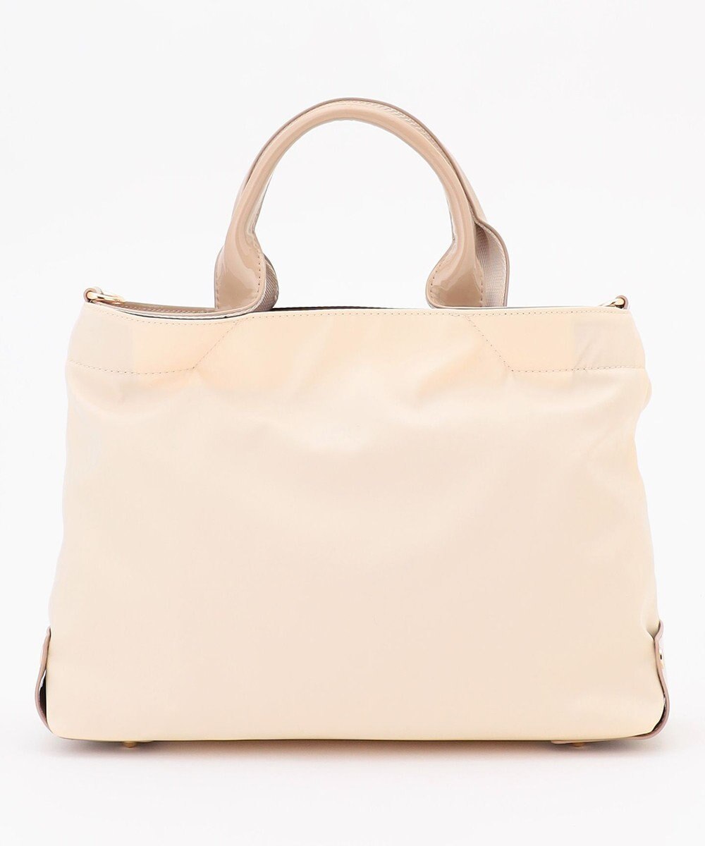 LA BAGAGERIE ツイルナイロン×エナメル 2WAYトートバッグ Sサイズ 