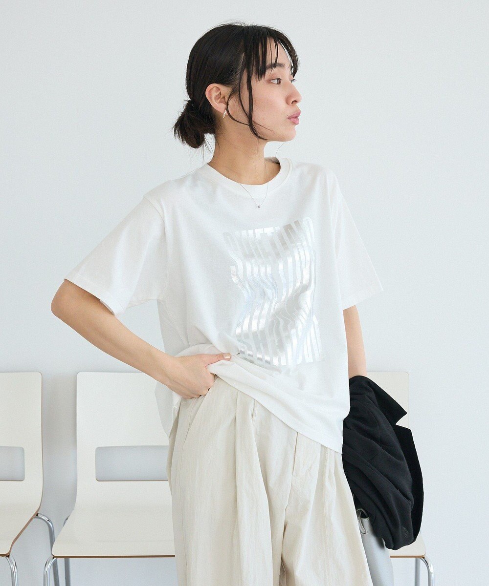 CRAFT STANDARD BOUTIQUE ツイストロゴハーフスリーブTシャツ 