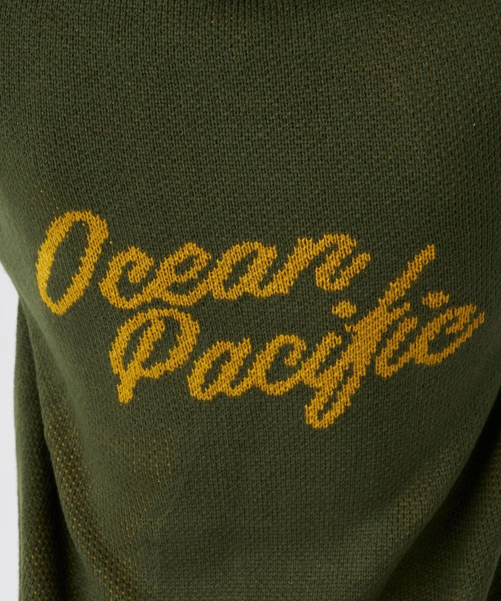 OP／FILA 【ocean pacific】ニットジップパーカー 