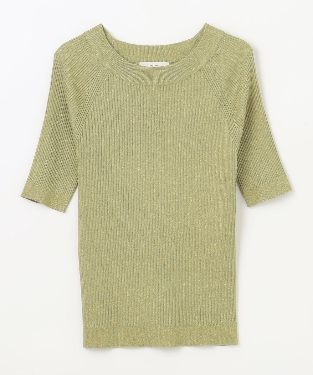 ANY ラメリブニット 