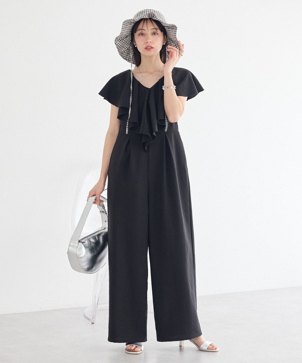 earth music&ecology ラッフルサロペット 