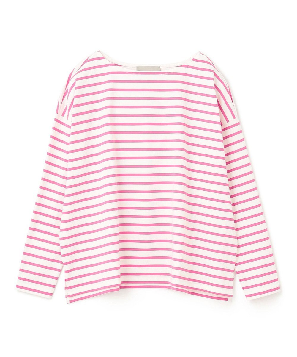 UNFILO 【洗える】ボーダーワイドTシャツ 