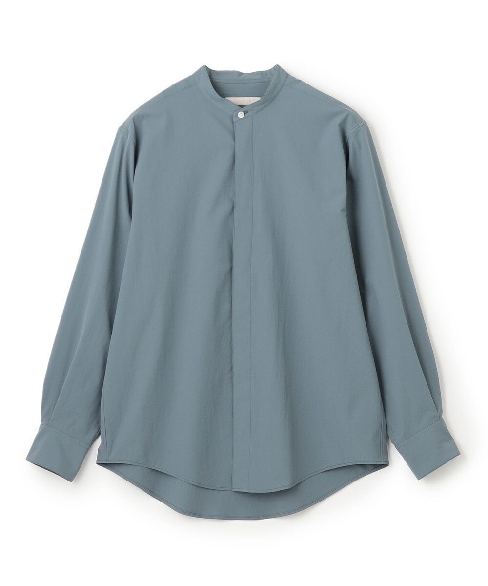 UNFILO MENS コンフォート バンドカラーシャツ  [24年秋冬商品] 