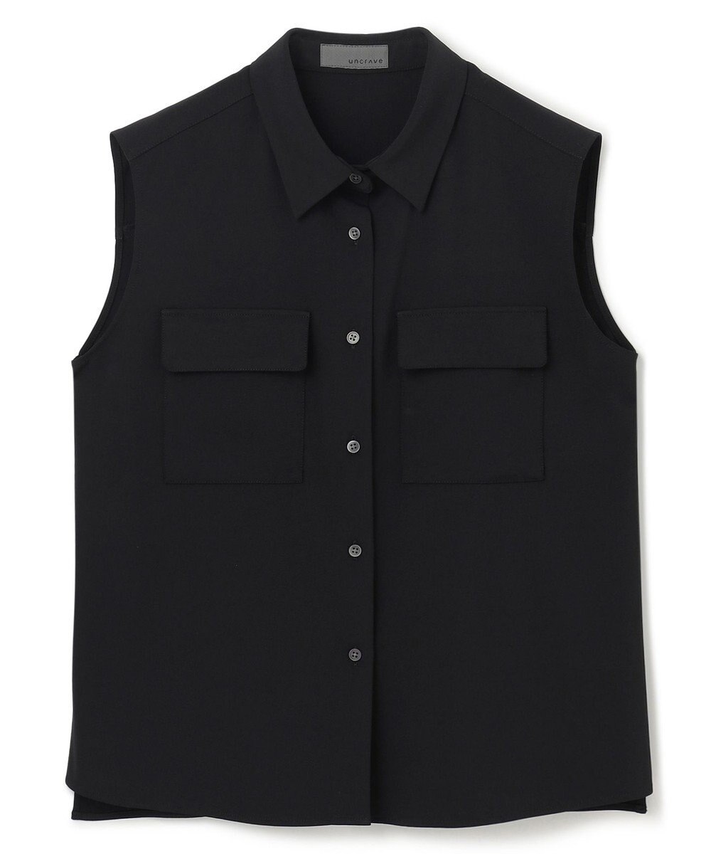 uncrave 【接触冷感・撥水・洗濯機洗い可】クールタッチツイル ブラウス（uncrave STANDARD) 