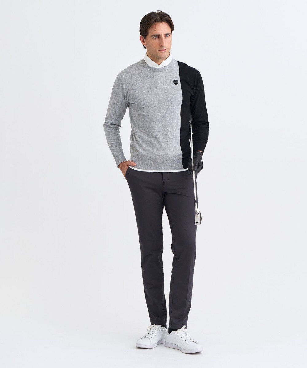 23区GOLF 【MEN】カラーブロックニット 