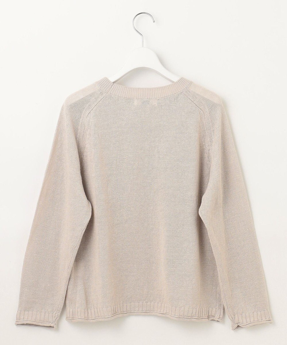 J.PRESS LADIES 【洗える・吸水速乾】MERCERIZED CORD LINEN ニット 