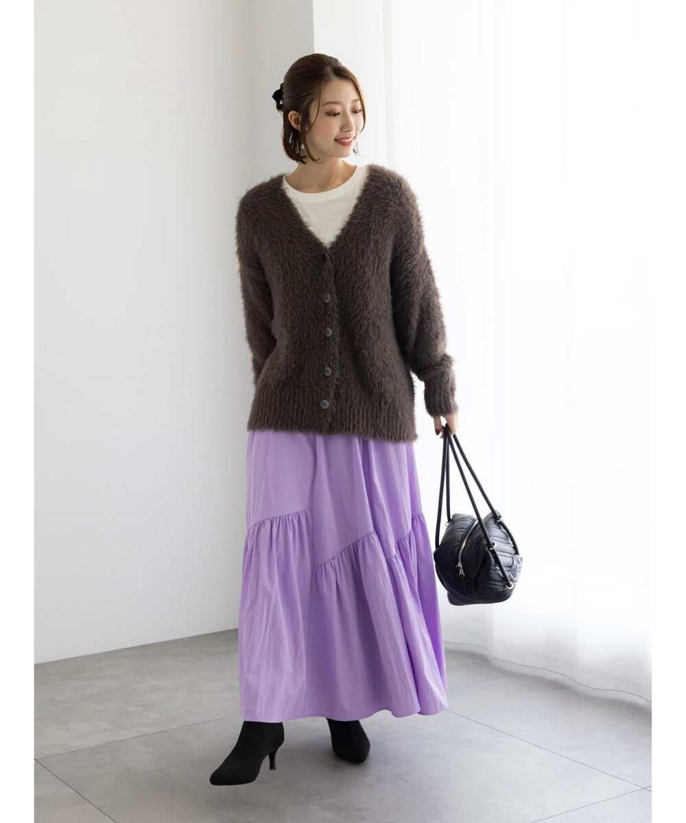 Te chichi 【泉 里香さん着用・Oggi.jp10/23掲載】シルケットロングスリーブTシャツ 