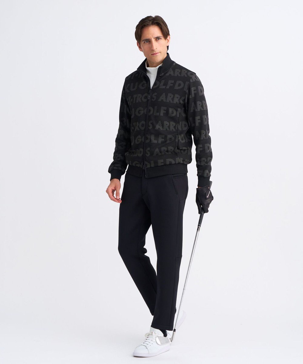 23区GOLF 【MEN】ロゴジャガードトラックジャケット 